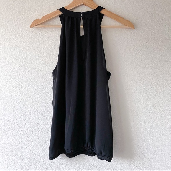 NWT Express Black bejeweled  halter blouse - Picture 2 of 5